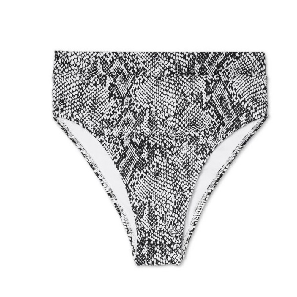 Ribbed Cheeky High Leg High Waist Bikini